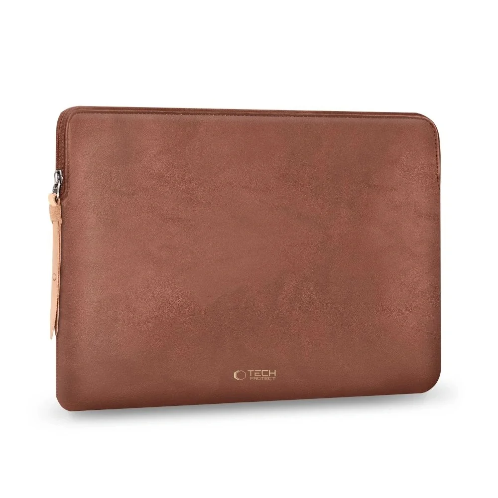 Tech-Protect Fleece obal na notebook 13-14'', hnedý