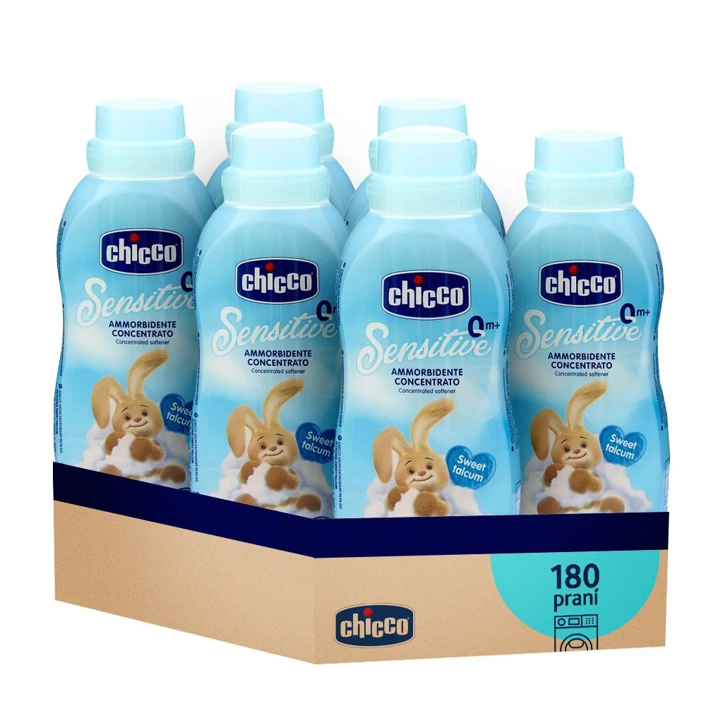 6x Aviváž koncentrovaná Baby Sensitive Sladký púder 750 ml (6x30 praní)