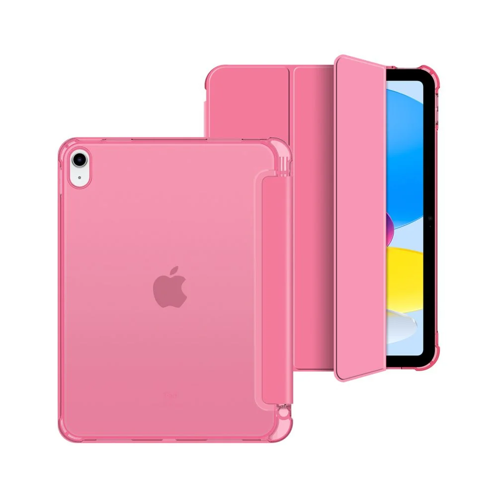 Tech-Protect SC Pen Hybrid puzdro na iPad 10.9'' 10gen 2022, ružové/priesvitné iesvitné