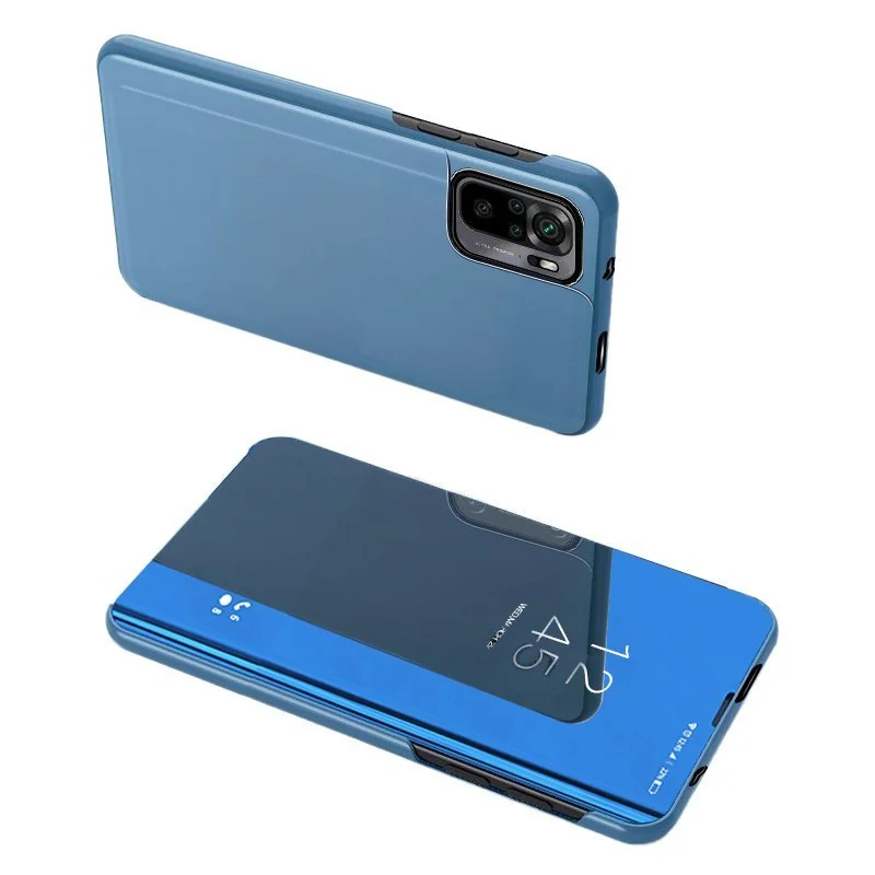 MG Clear View knižkové puzdro na Xiaomi Redmi Note 11 Pro modré