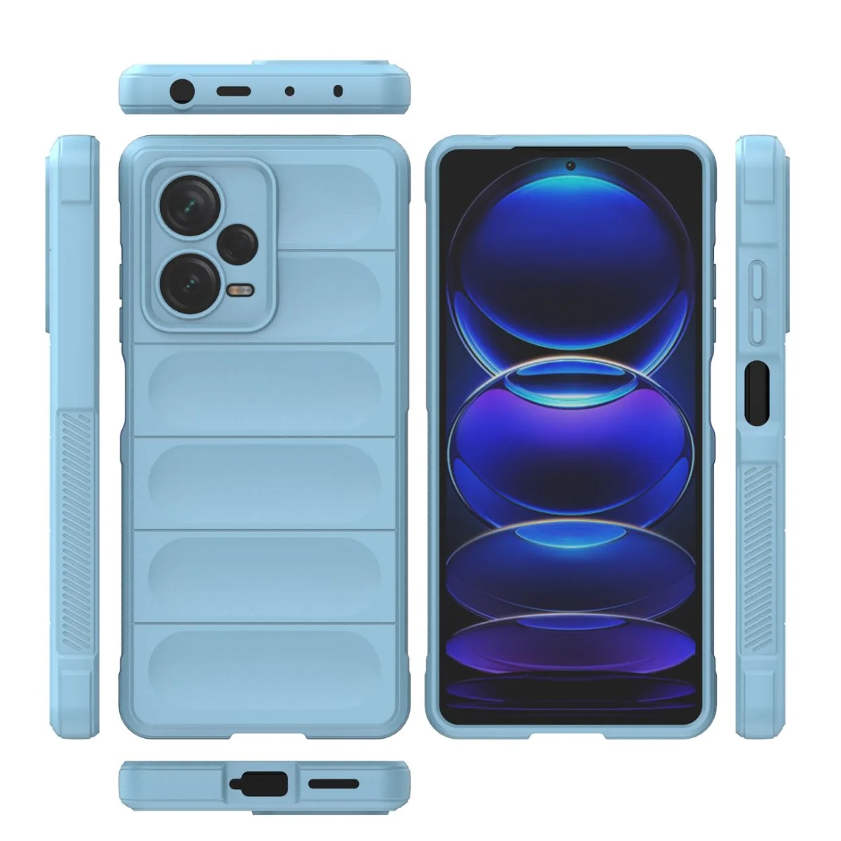 MG Magic Shield kryt na Xiaomi Redmi Note 12 Pro Plus svetlomodrý