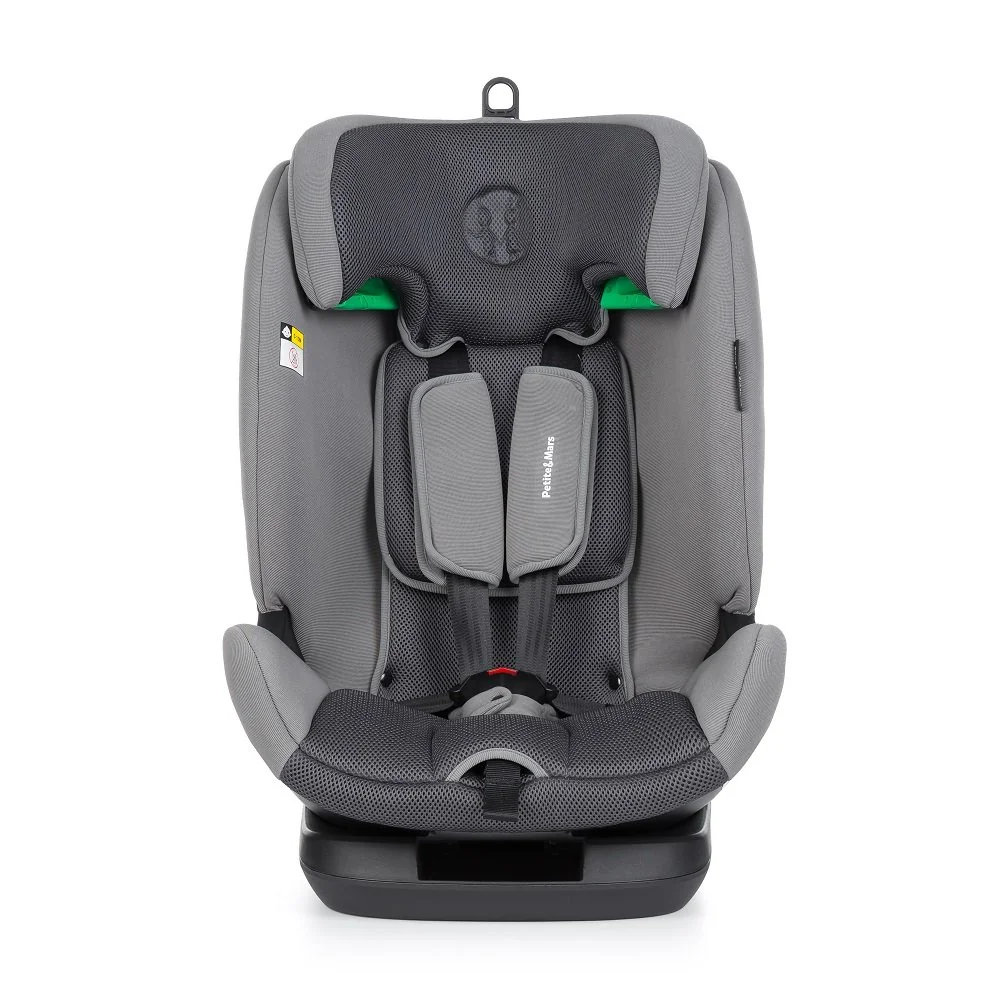 Petite&Mars Prime Pro i-Size AIR autosedačka 76–150 cm (9–36 kg) Grey