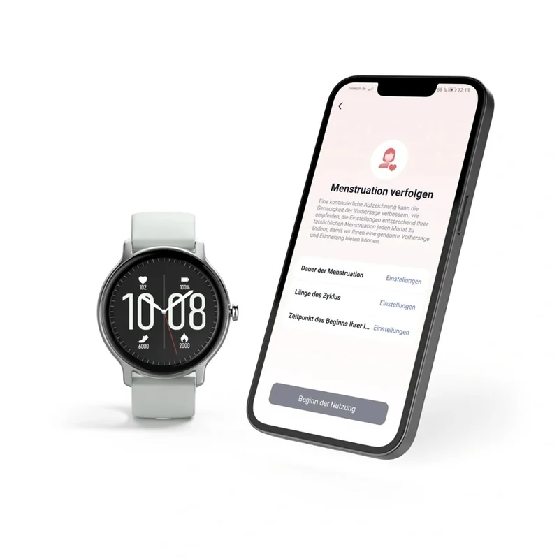 Hama Fit Watch 4910 športové hodinky pulz, oxymeter, kalórie, vodeodolné, šedé