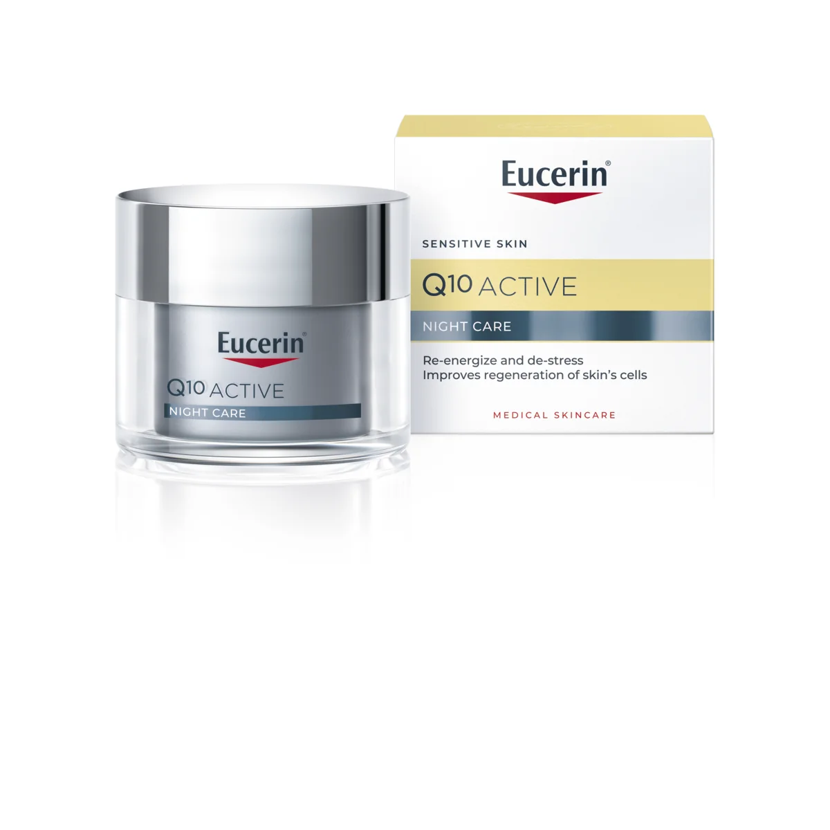 Eucerin Nočný krém Q10 ACTIVE, 50 ml 50 ml