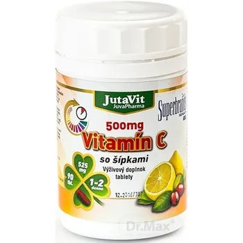 JutaVit Vitamín C 500 mg so šípkami 1×90 tbl, doplnok výživy