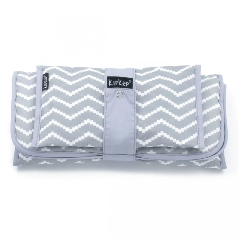 KipKep prebaľovací set NAPPER COMBI-SET Silver Grey (bavlna)