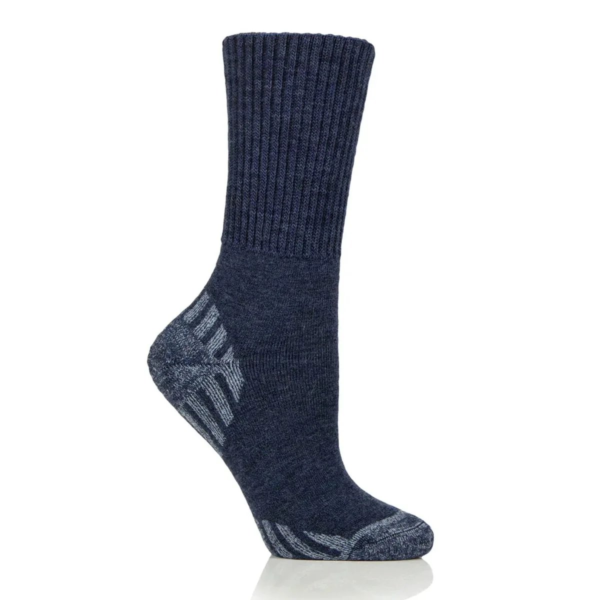 IOMI Diabetik Walker vychádzkové ponožky 43-45 z merino vlny Navy Modré