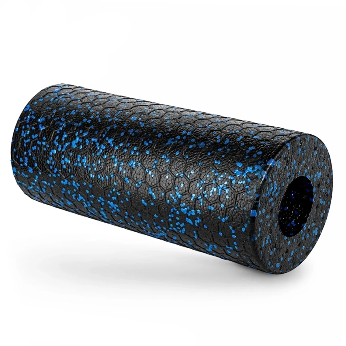 MG Exercise Roller masážny valec 33cm, čierny/modrý