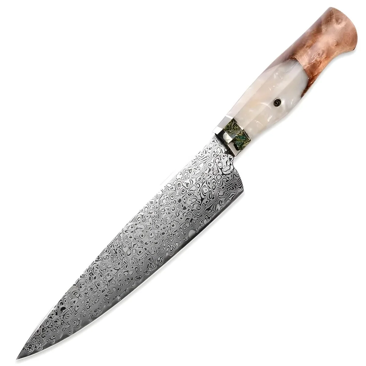 Damaškový kuchynský nôž Chef, oceľ VG-10