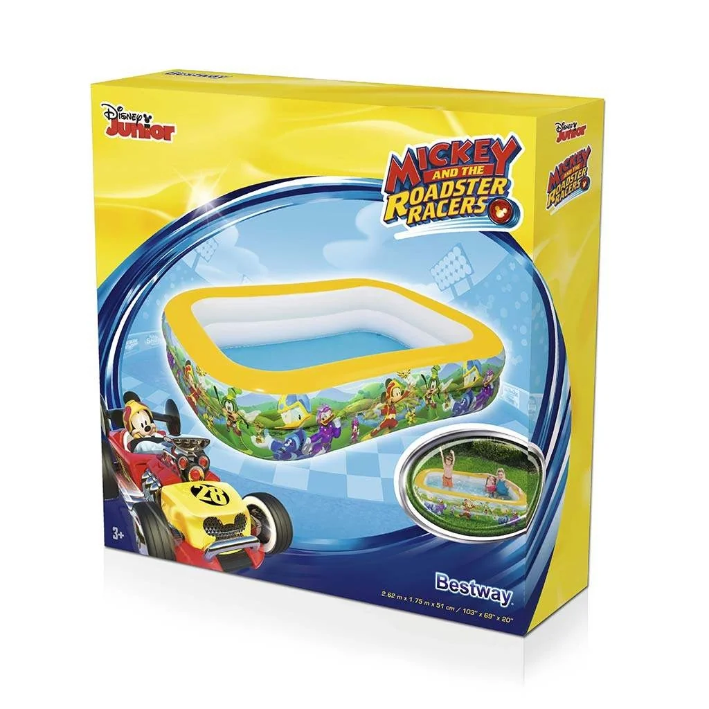 Detský nafukovací bazén Bestway Mickey Mouse Roadster rodinný , 