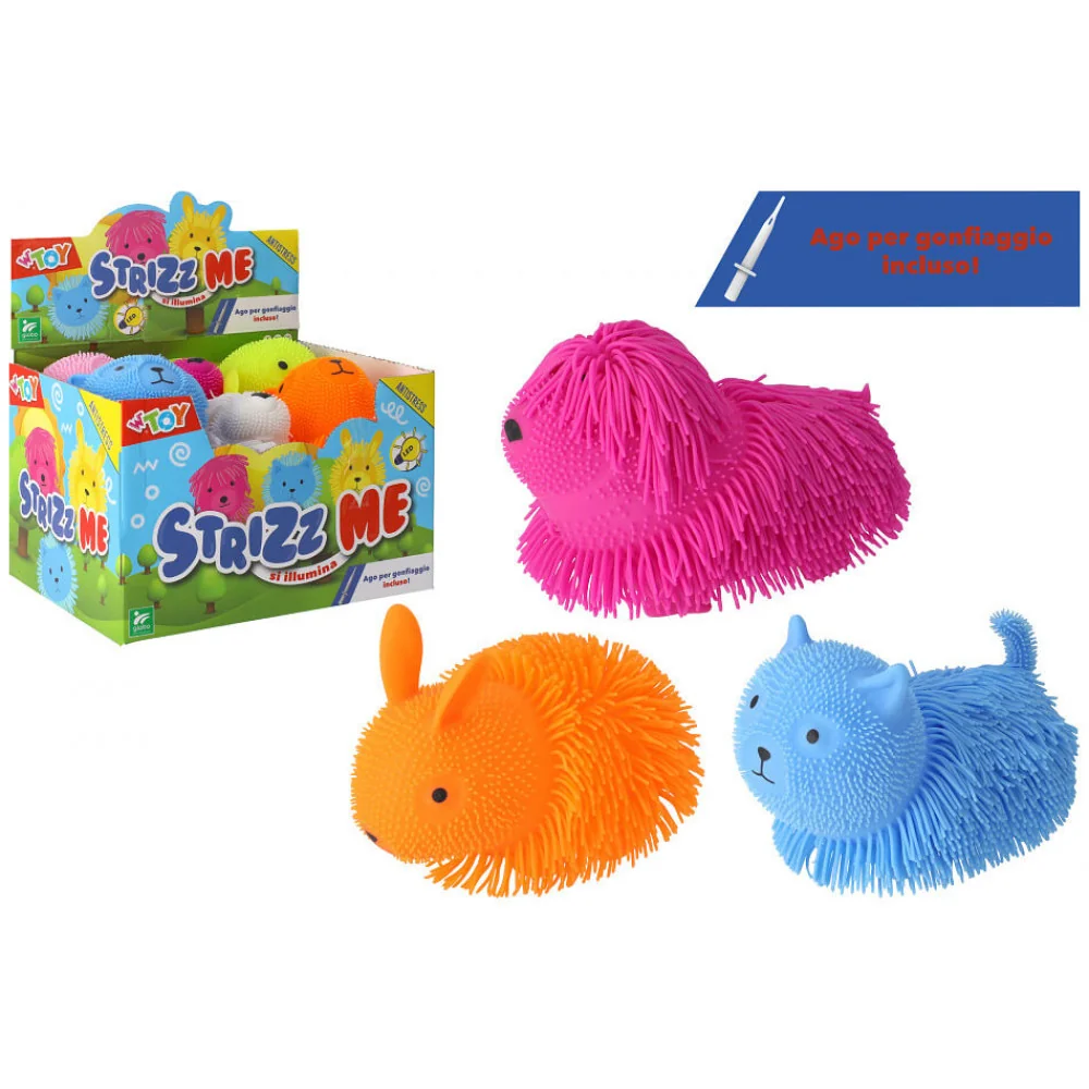 Zvieratko puffy antistresové svietiace 23 cm-MOVEO
