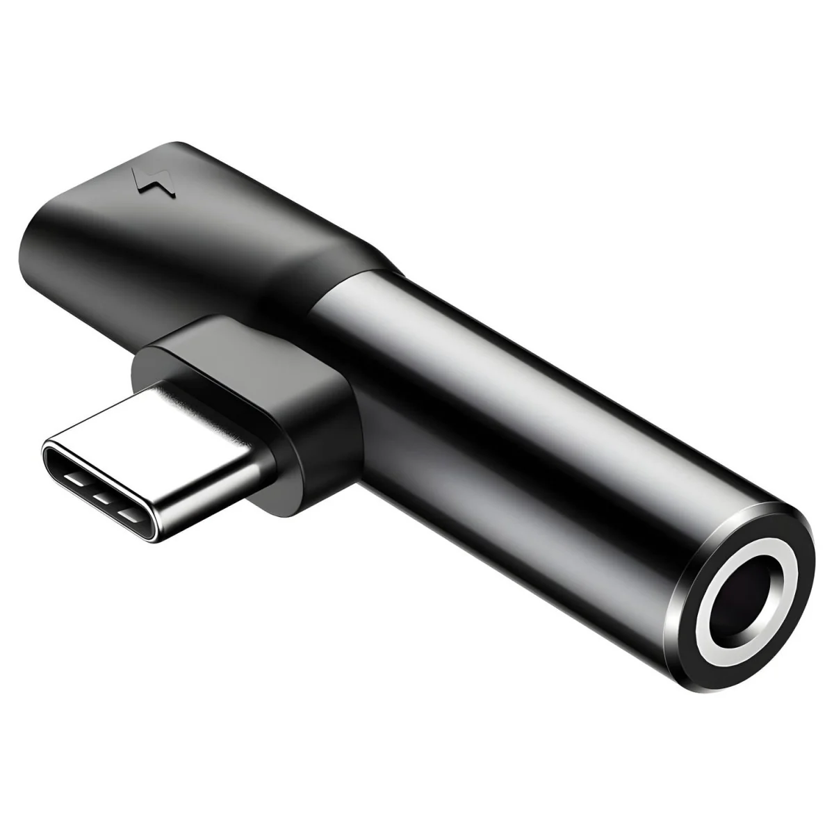 Audio Converter L41 adaptér z USB-C na USB-C port + 3,5 1 x adaptér, čierna