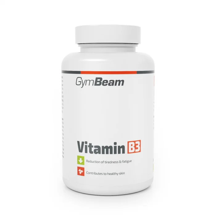 Gymbeam vitamin b3 (niacin) 90cps 1×90 cps, vitamín B3