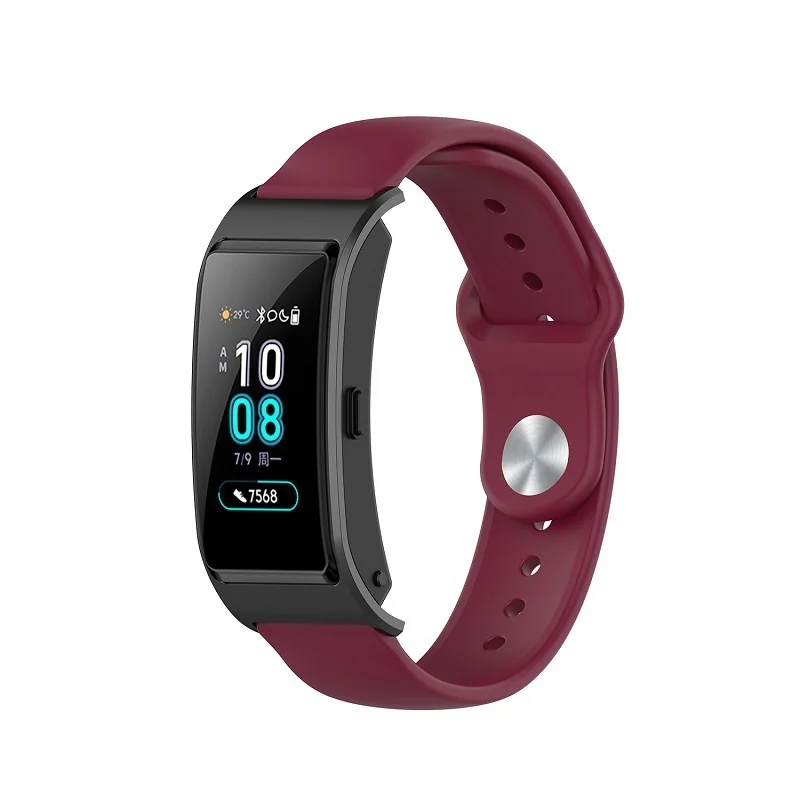BStrap Silicone remienok na Garmin Vivoactive 4s vine red