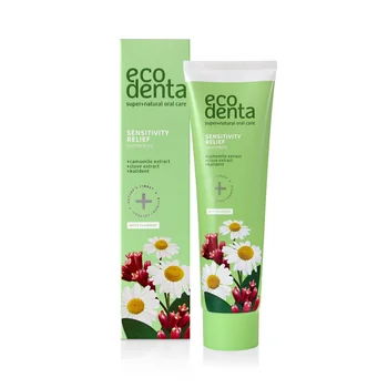 Ecodenta Zubná pasta na citlivé zuby s extraktom z harmančeka, klinčekmi a Kalidentom 1×100 ml, zubná pasta