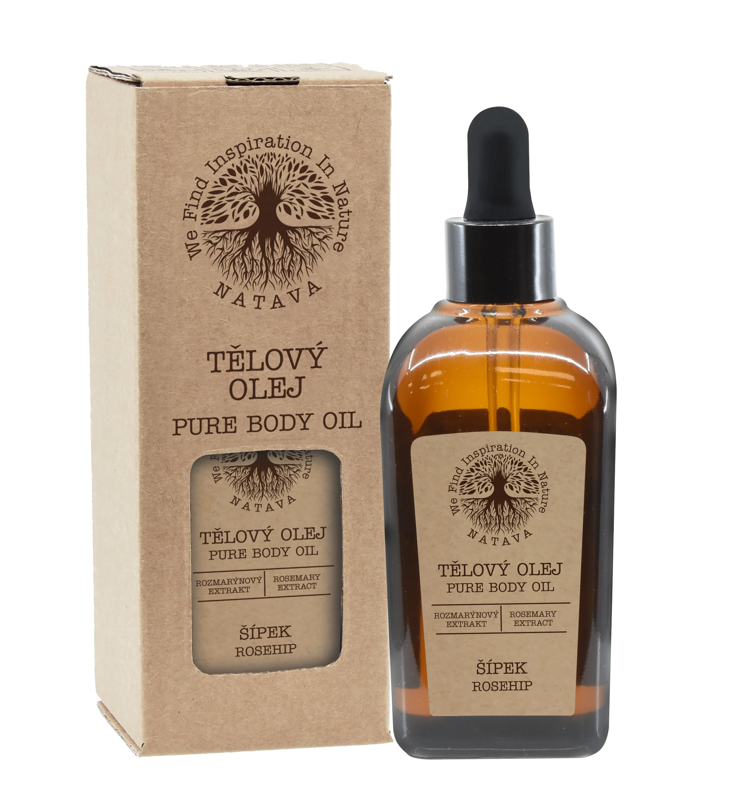 Natava telový olej – Šípok 100 ml