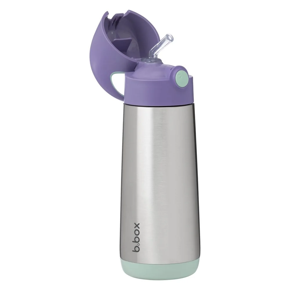 Termoska na pitie so slamkou 500 ml lilac pop