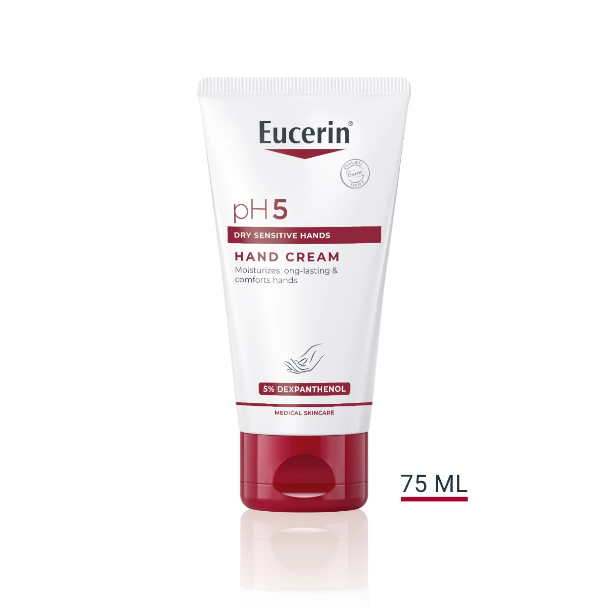 Eucerin pH5 regeneračný krém na ruky 1×75 ml, pre citlivú pokožku