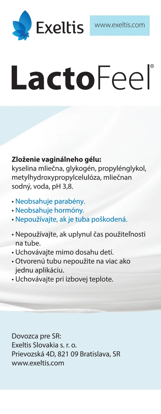 LactoFeel® 7x5 ml, vaginálny gél