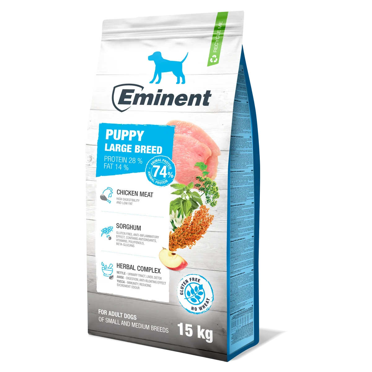 Eminent Dog Puppy Large 1×15 kg, krmivo pre gravidné sučky a pre šteňatá