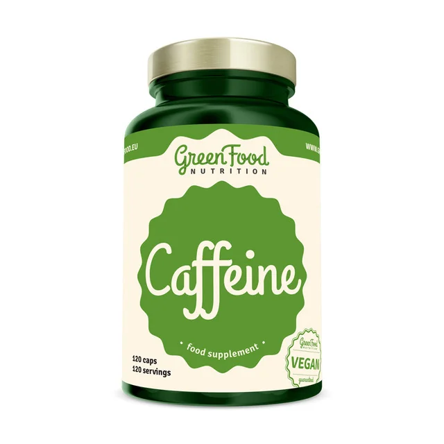 GreenFood Nutrition Caffeine 1×120 cps, výživový doplnok