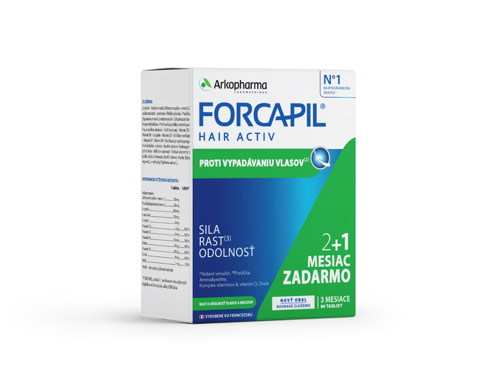 FORCAPIL HAIR ACTIV 3×30 tbl, (90 ks)