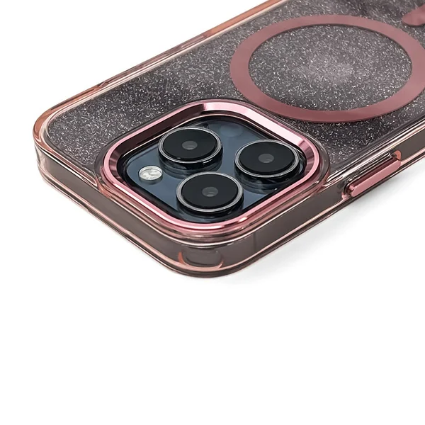 MG Glitter MagSafe kryt na iPhone 16 Pro Max, ružový