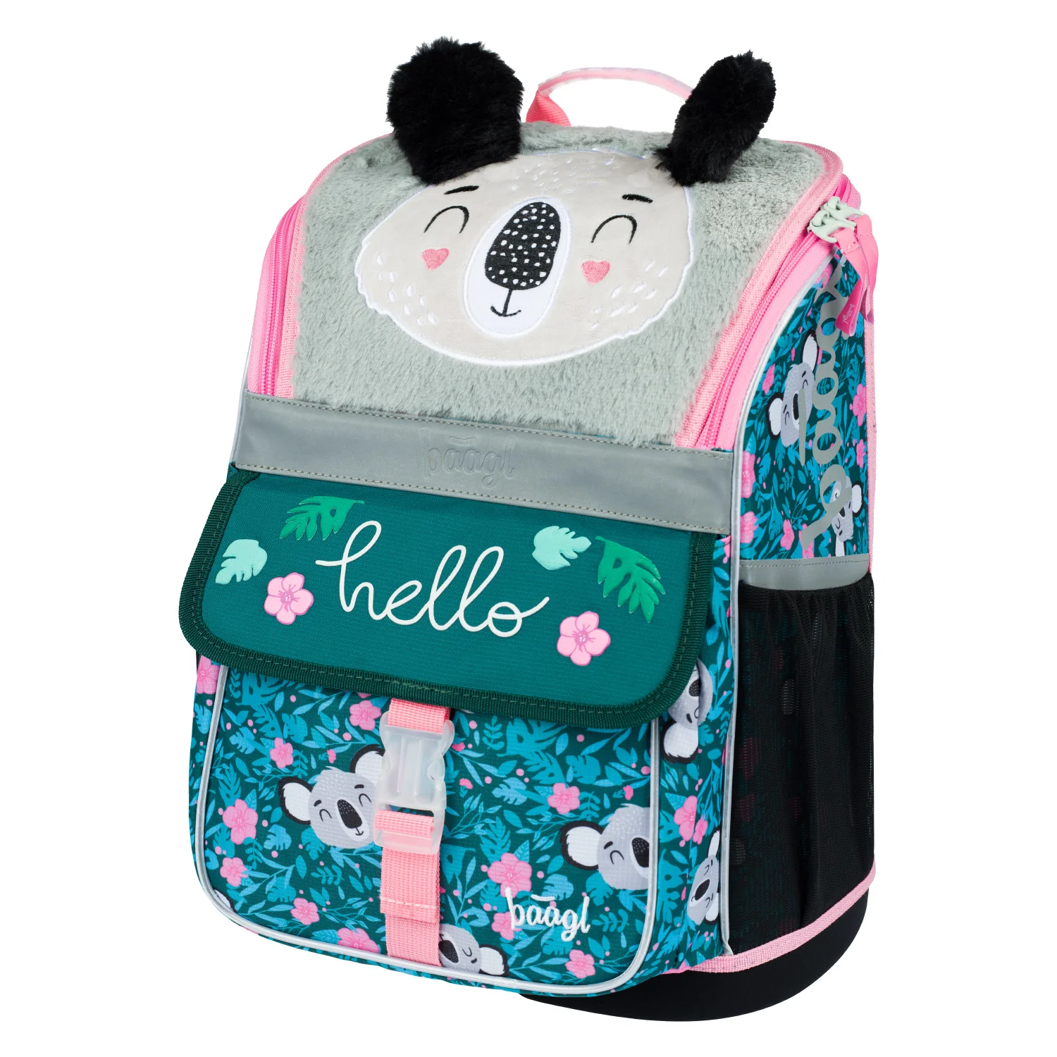 Baagl Školská aktovka Zippy Baby Koala ergonomická, modrá