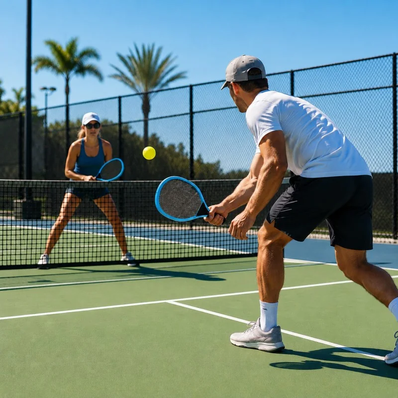 Livefy tenisový a bedmintonový set Active, modrý
