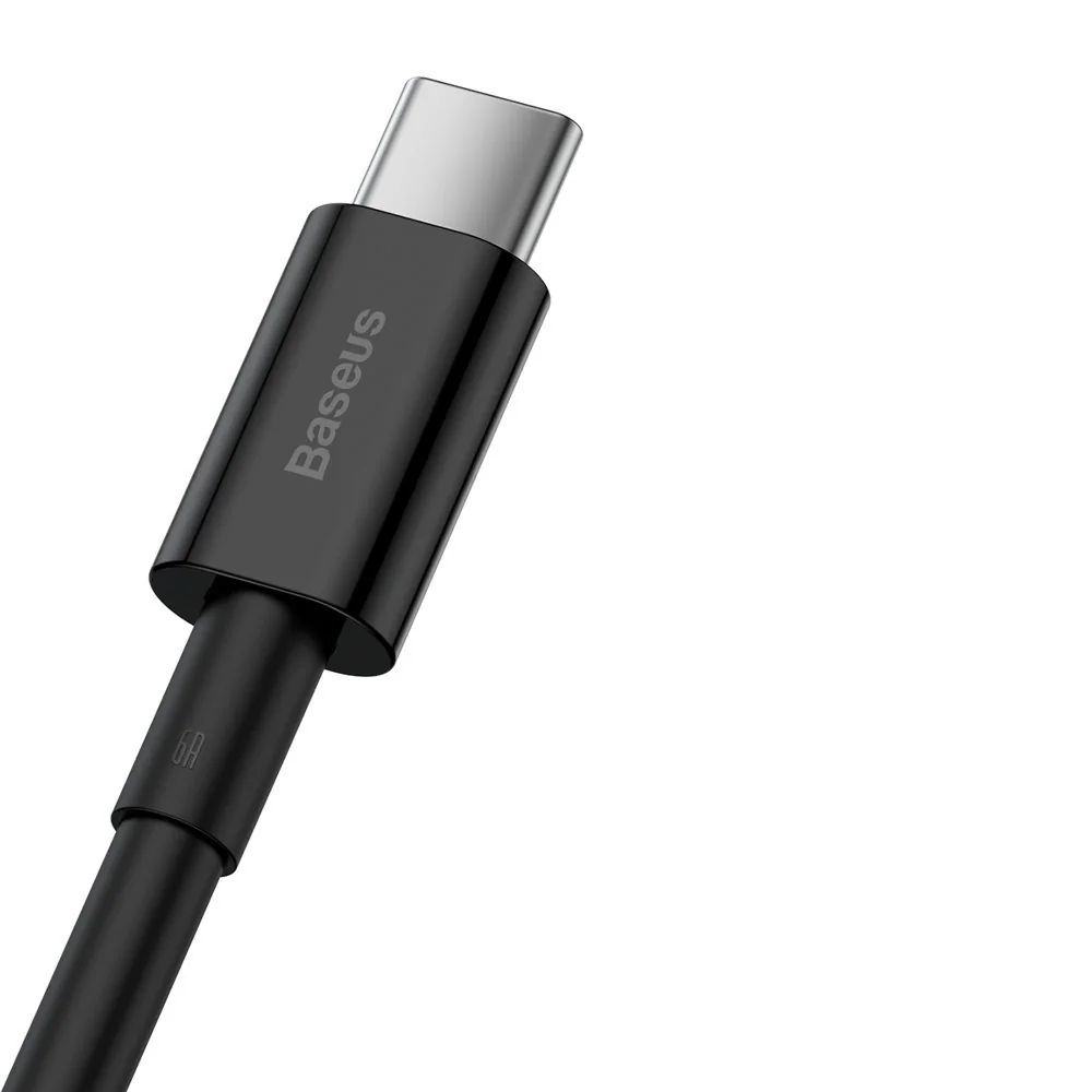 Baseus Superior kábel USB / USB-C 66W 6A 2m, čierny