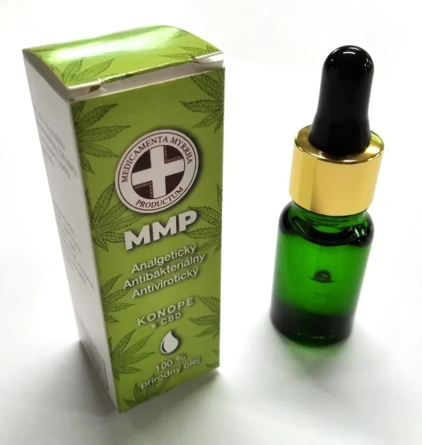 MMP Analgetický, antibakteriálny, antivirotický olej - konope s CBD 1×10 ml, olej