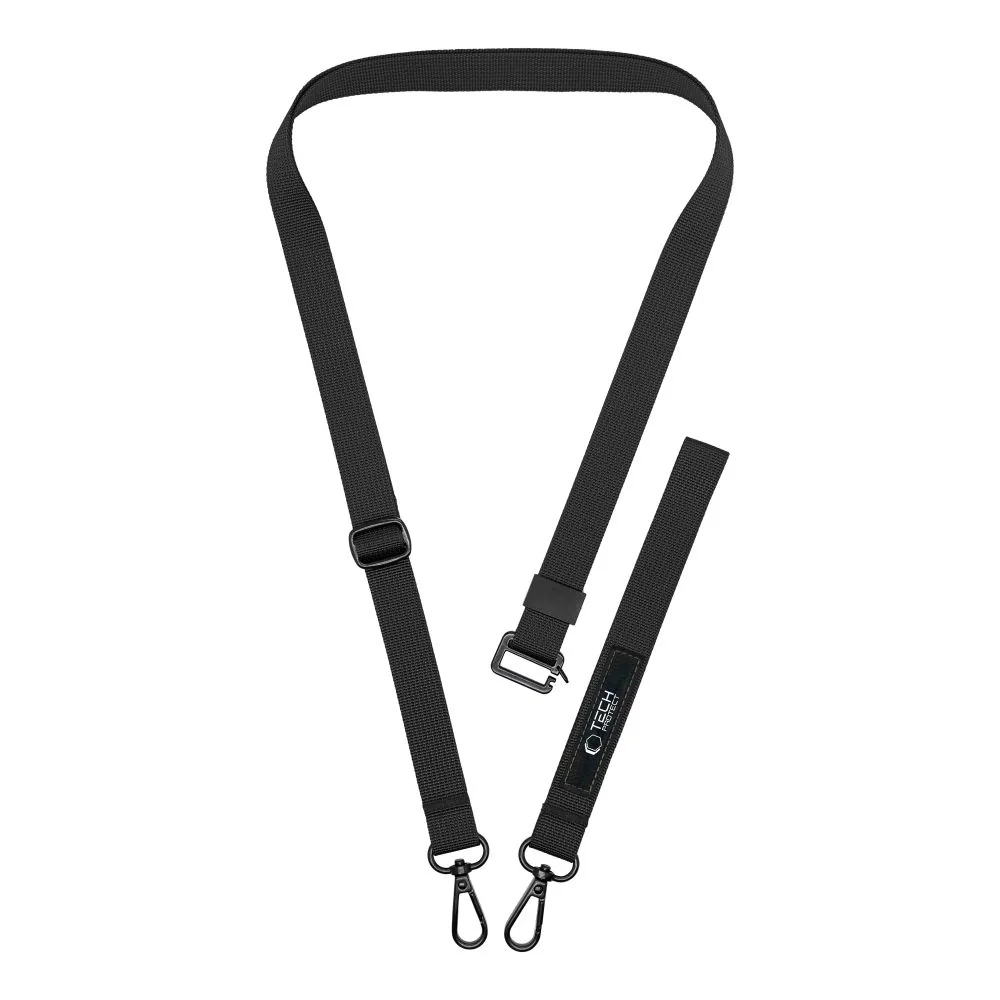 Tech-Protect Rope Crossbody šnúrka na mobil, čierna