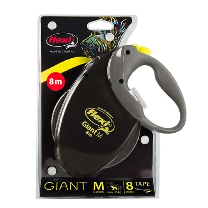 Vodítko Flexi Giant páska M čierne 8m