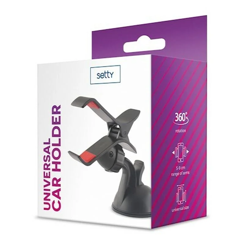 SETTY Froggy držiak na mobil do auta (GSM015611) čierna