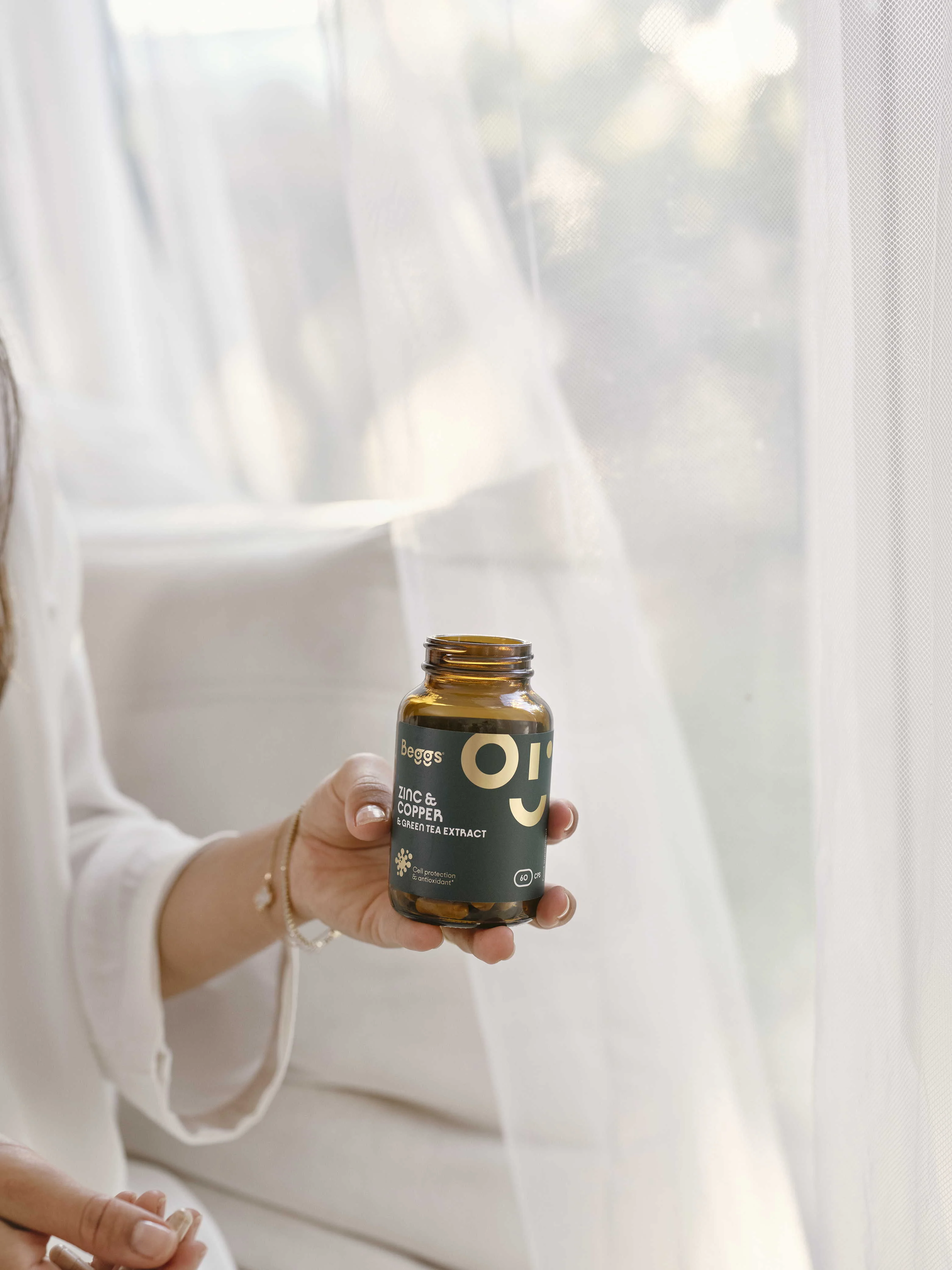 Beggs Zinc + Copper + Green tea extract 60 cps
