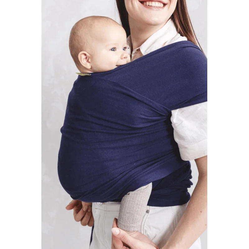 Boba Wrap šatka na nosenie detí – námornícka modrá