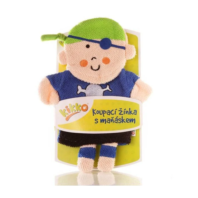 XKKO Rukavica na kúpanie s bábkou - Malý pirát