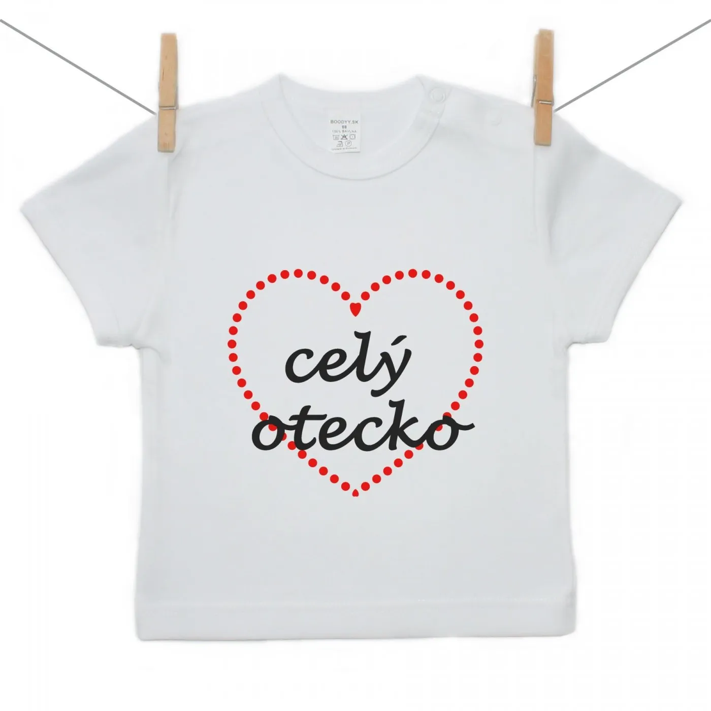 Boodyy Tričko s krátkym rukávom Celý otecko Veľkosť: 92