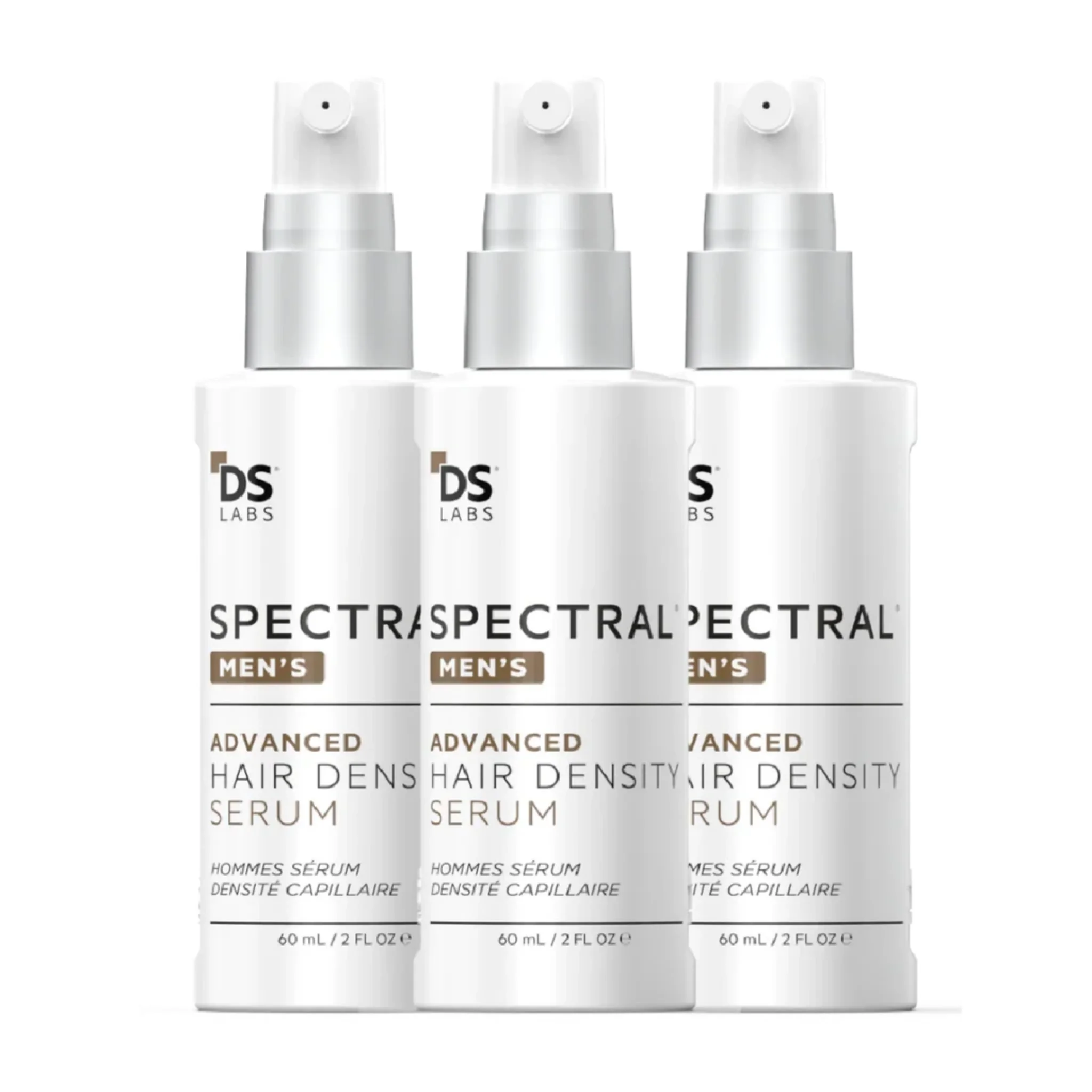 DS Laboratories Balenie séra proti vypadávaniu vlasov s Nanoxidilom SPECTRAL DNC-N 3 x 60 ml