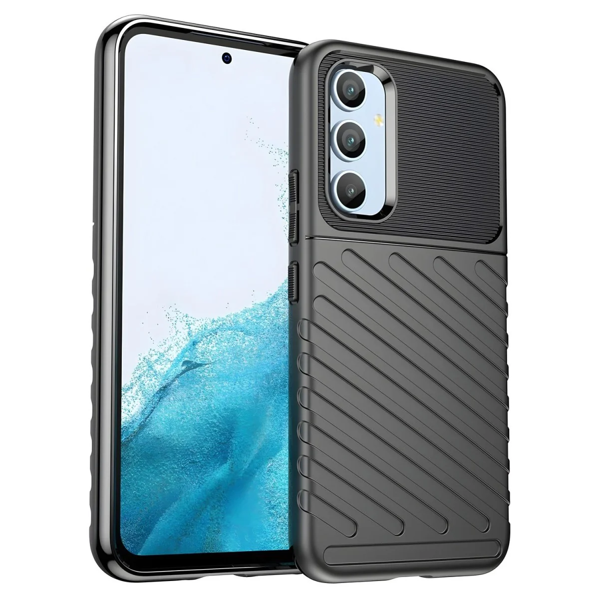 MG Thunder kryt na Samsung Galaxy A54 5G, čierny