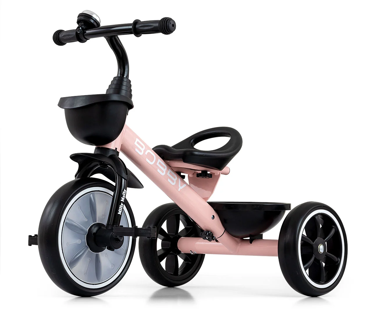 Detská trojkolka odrážadlo Milly Mally Bobby Pink 