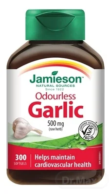 JAMIESON CESNAK BEZ ZÁPACHU 500 mg 1×300 cps, výživový doplnok
