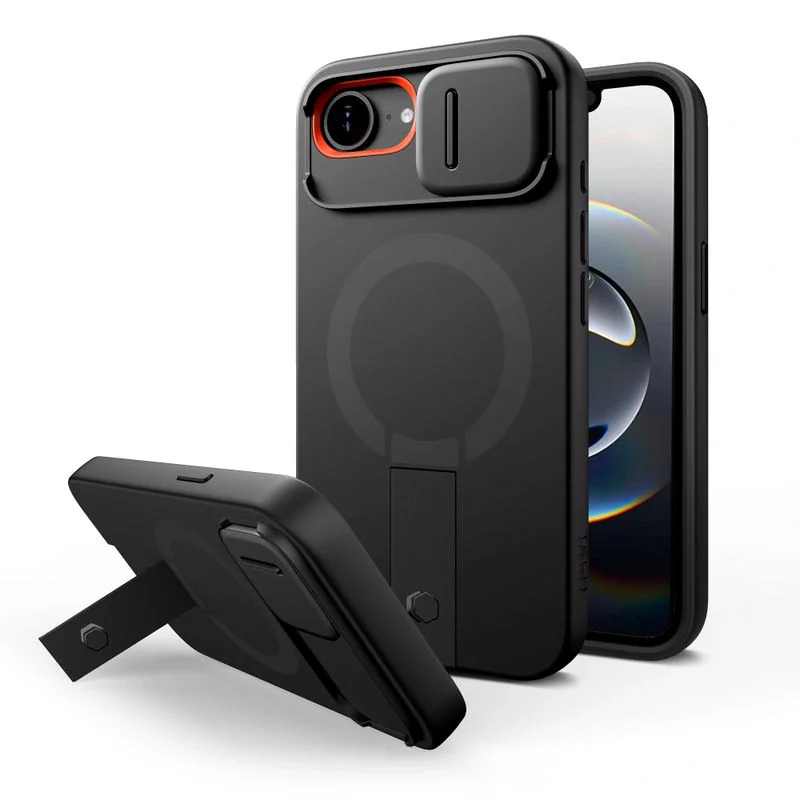 Tech-Protect Kevlar Aura MagSafe kryt na iPhone 16e, čierny