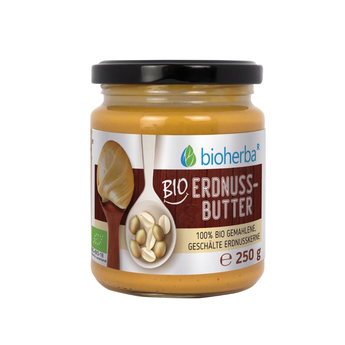 100 % arašidové maslo – 250 g – Bioherba