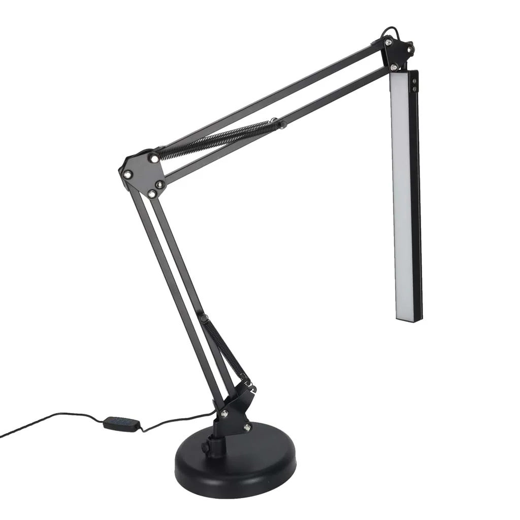 Stolová LED lampa s otočným ramenom – USB, 3 farby svetla