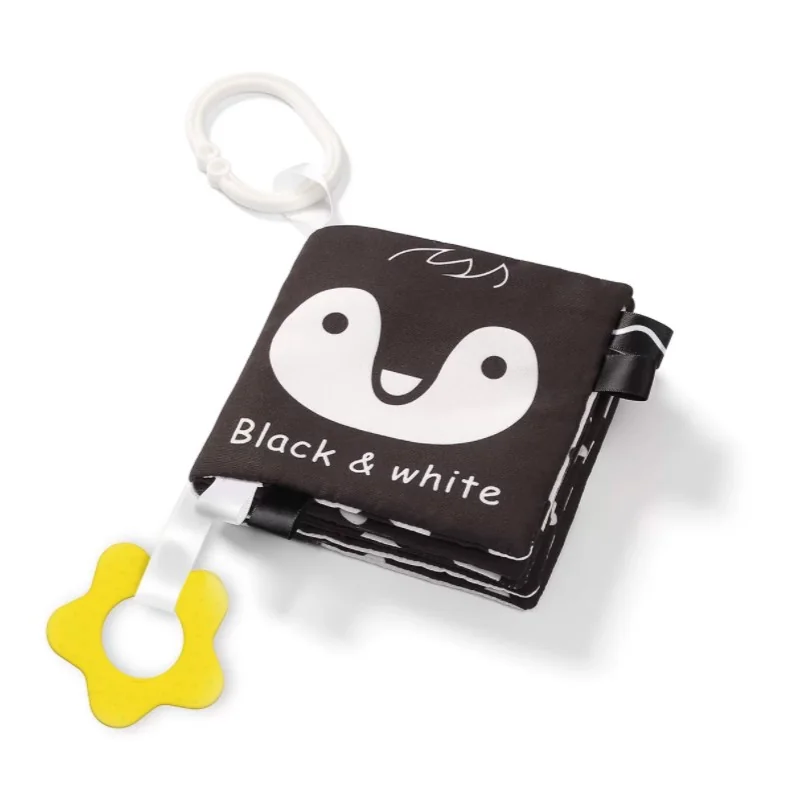 BABYONO Knižka na hranie Black&White 1×1 ks