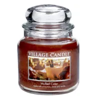 Village Candle Vonná sviečka v skle - Mulled Cider - zváranie jablkový mušt, stredná