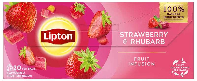 Lipton Strawberry with Rhubarb 1,7g 20 ks