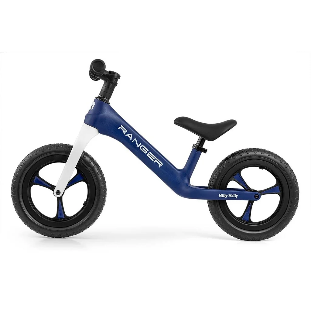 Detský balančný bicykel Milly Mally Ranger Navy , 20C55827