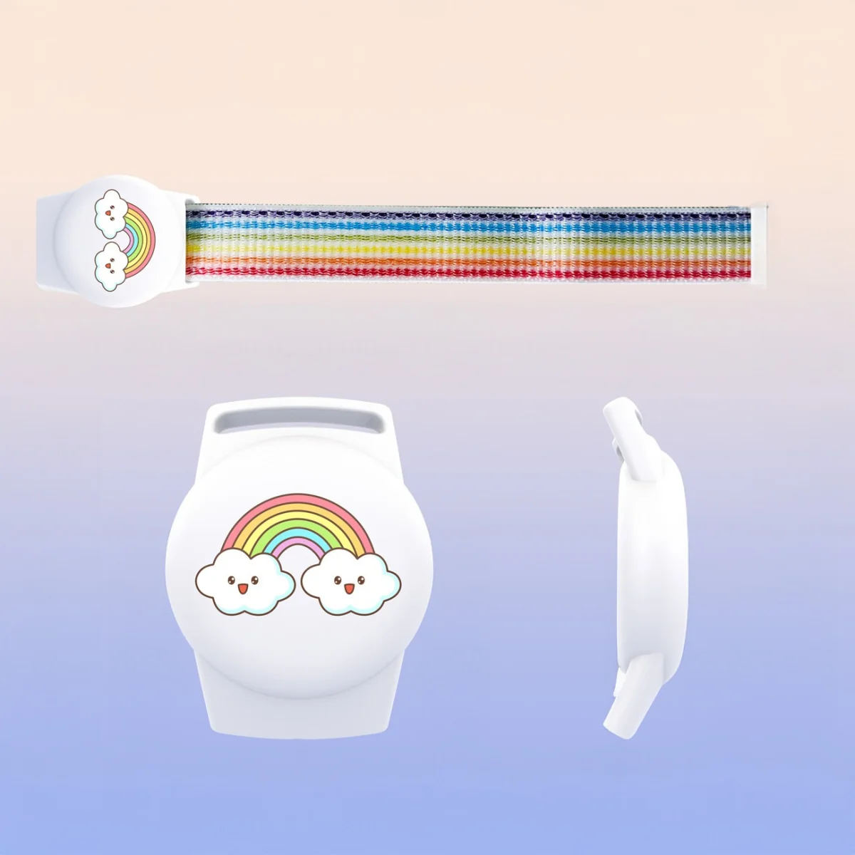 MG Kids Rainbow remienok na Apple AirTag, farebný